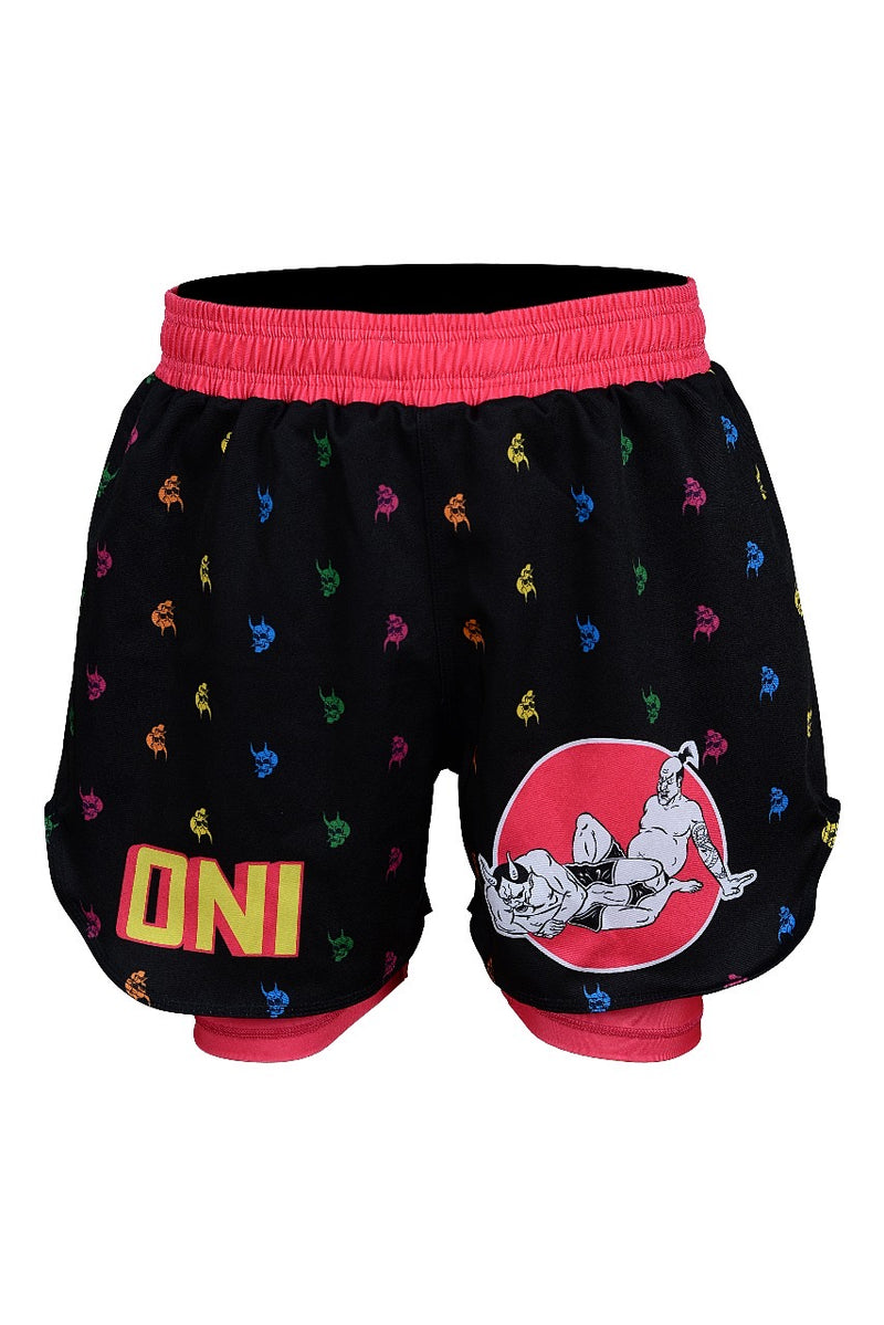 Oni “Finisher” Black Combination Shorts – Lower Body Submission Edition