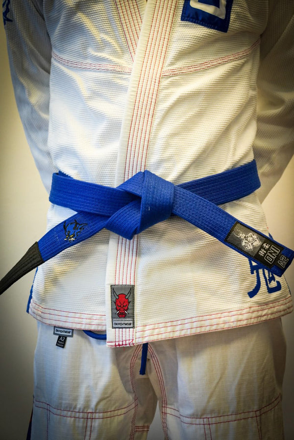 Oni "B-Evil" Premium Blue Belt