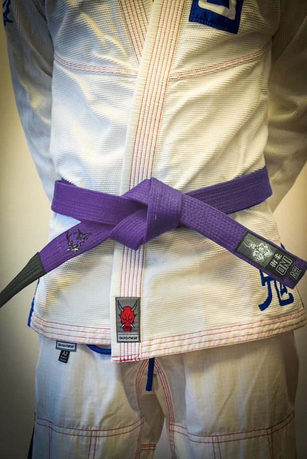 Oni "B-Evil" Premium Purple Belt