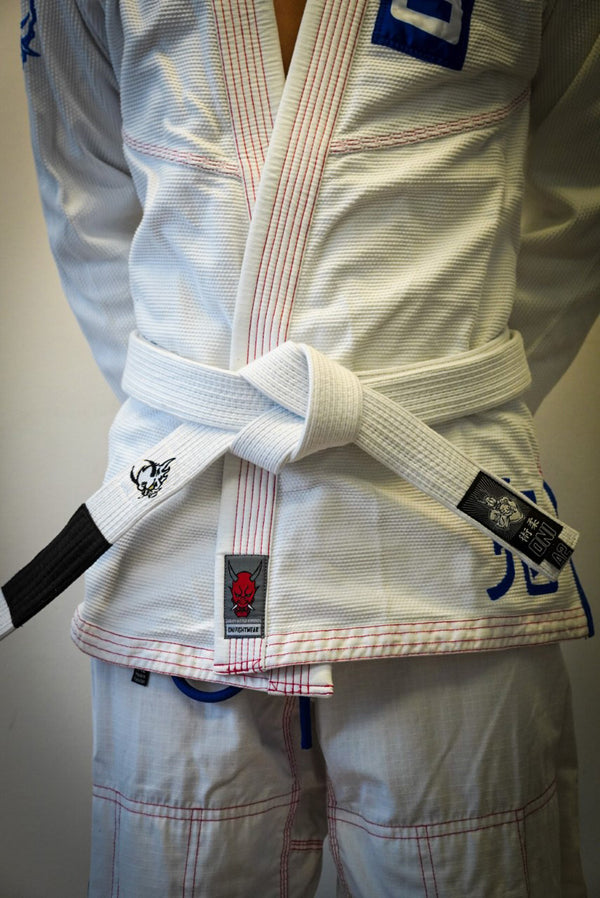 Oni "B-Evil" Premium White Belt